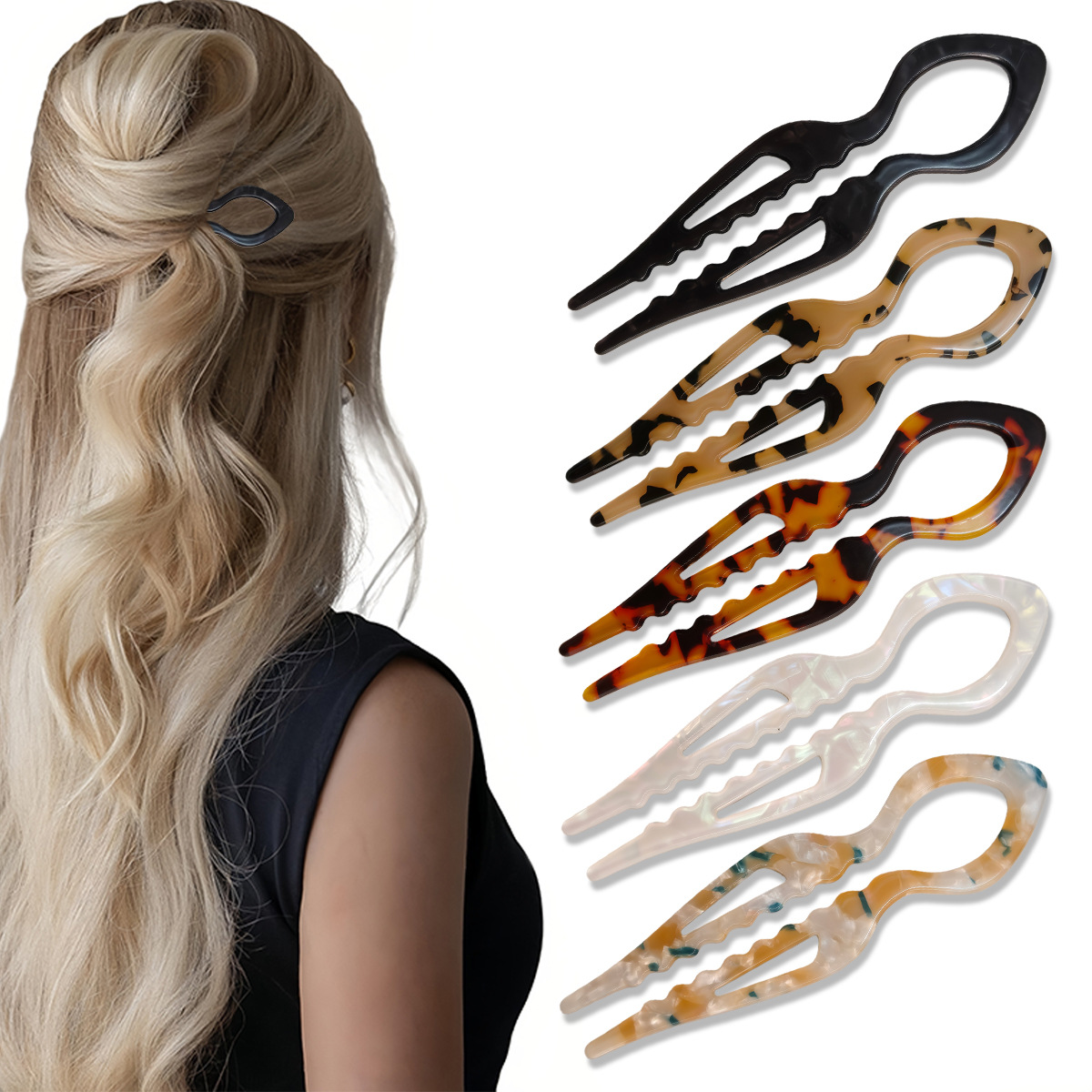 Women Accessories Aesthetic - Palillos para el cabello en forma
