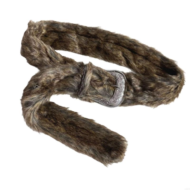 Women Accessories Description - Cinturón invierno felpa peluda los años