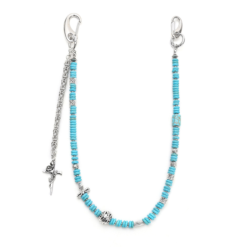 Women Accessories Pk - Cadena de cintura con cuentas hecha