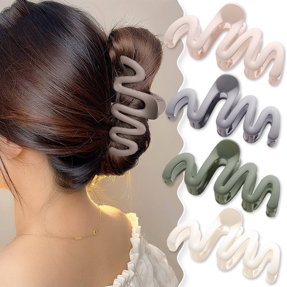 Women Accessories In Wholesale - Pinza geométrica de Color esmerilado para