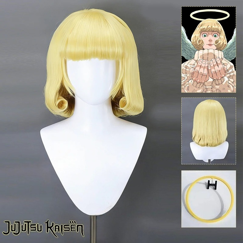 Women'S Yellow Accessories - Peluca de Cosplay de Anime Jujutsu