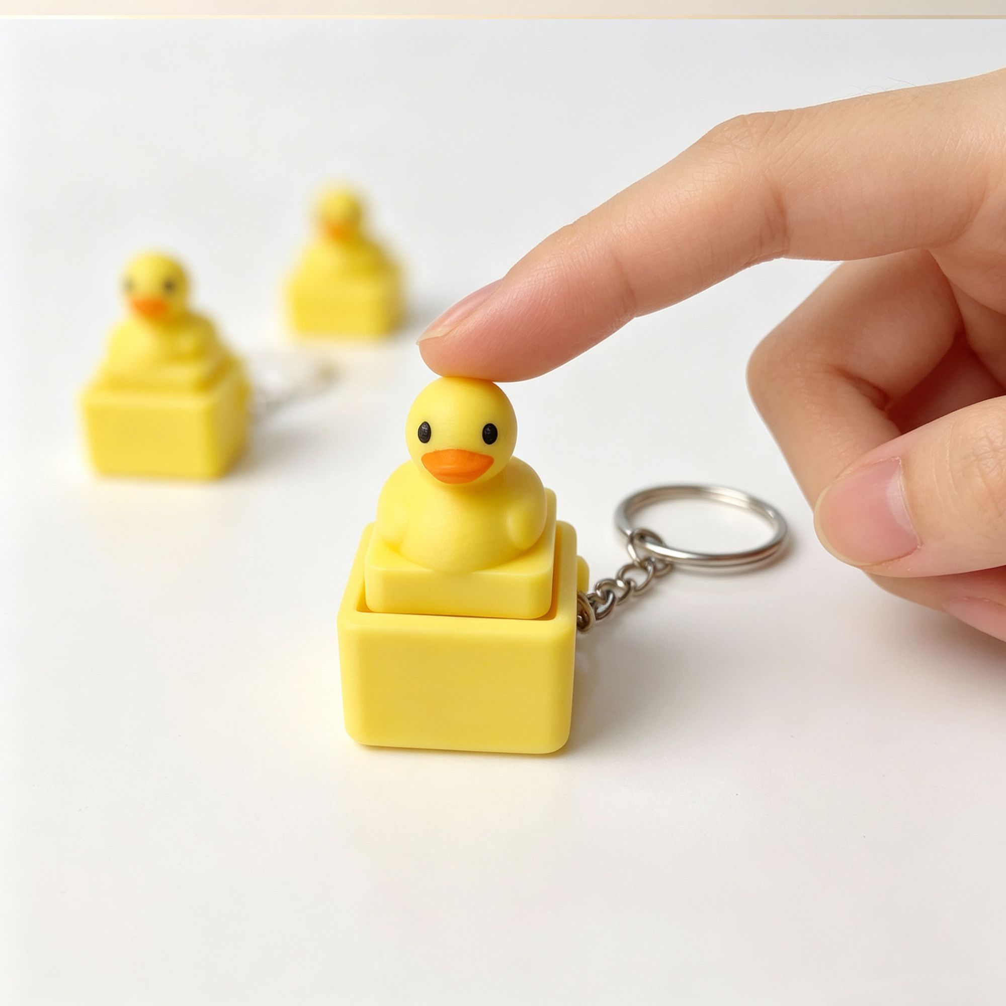 Women'S Yellow Accessories - Lindo llavero con forma de pato