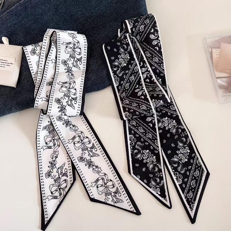 Women'S Accessories For Neck - Pañuelo largo de paisley de doble
