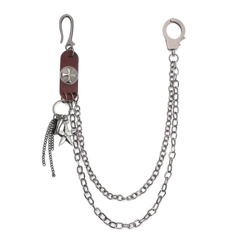 Women Accessories Pk - Llaveros Punk Steet de piel de