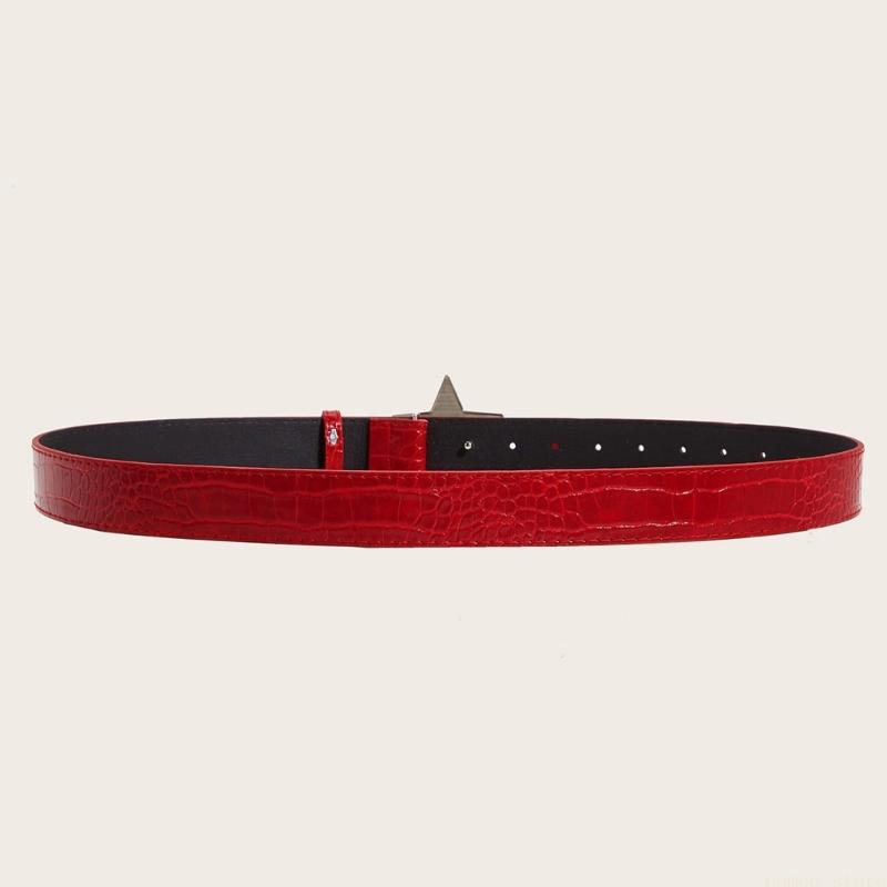 Women Accessories Description - 31BF Cinturón adornado con cierre estrella
