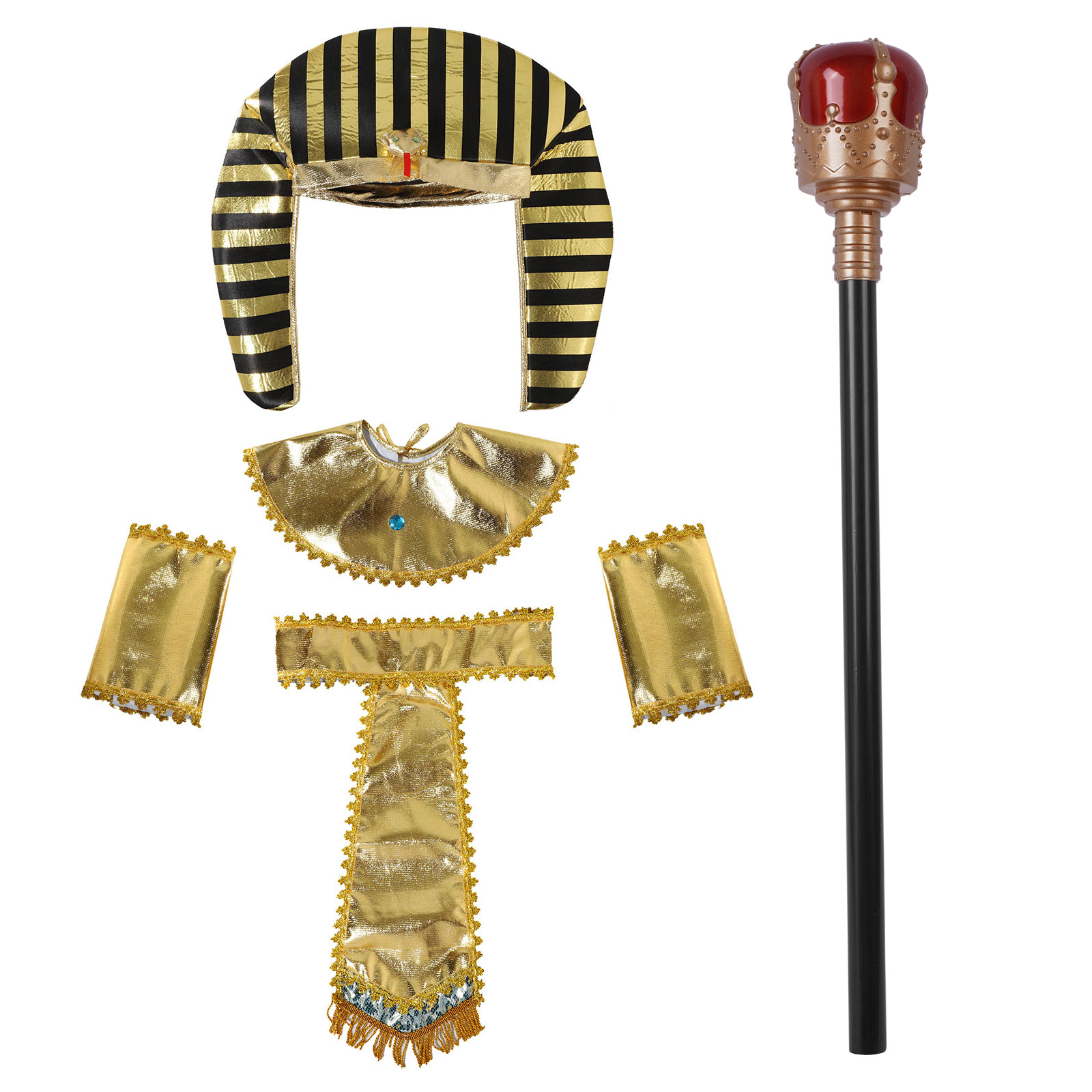 Women Accessories In Egypt - Mascarada mujeres hombres Cosplay Egipto rey