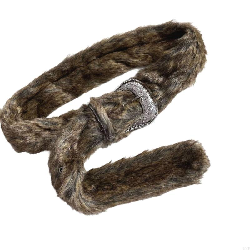 Cinturón invierno felpa peluda - Women Accessories Description reseña y precio