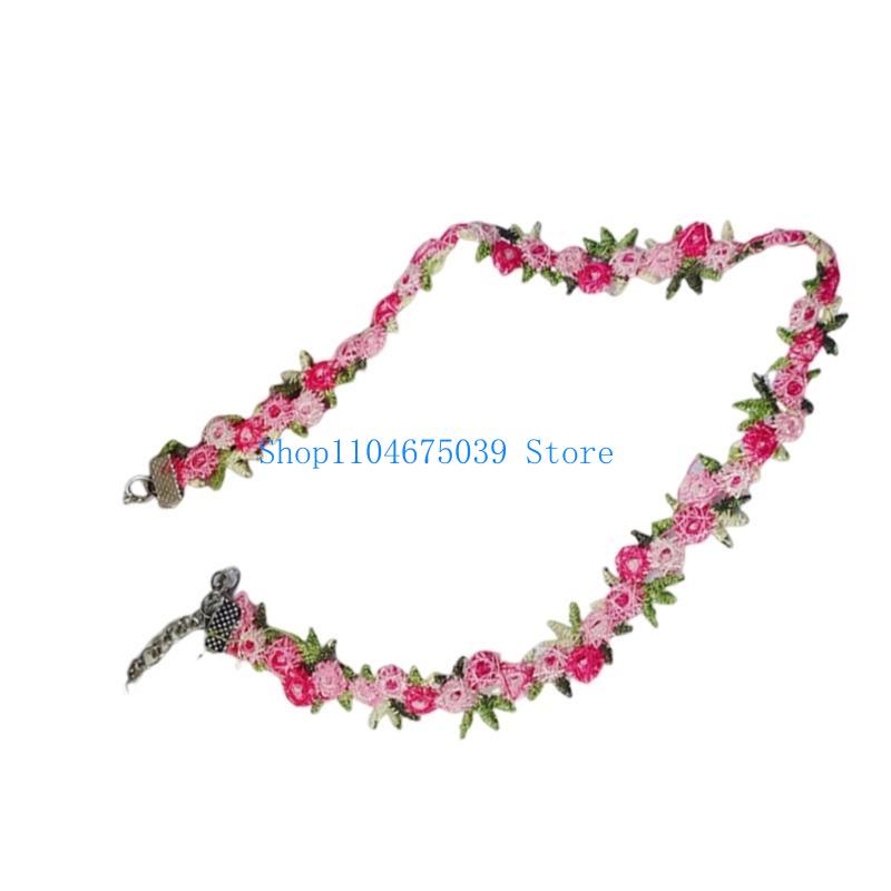 Gargantilla de Encaje con Flor - Women Accessories Pk reseña y precio