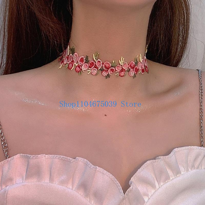 Gargantilla de Encaje con Flor - Women Accessories Pk reseña y precio