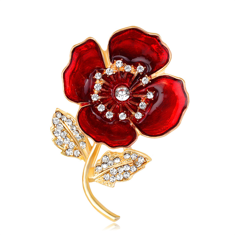 Broche de amapola de aleación  - Women'S Accessories Uk reseña y precio