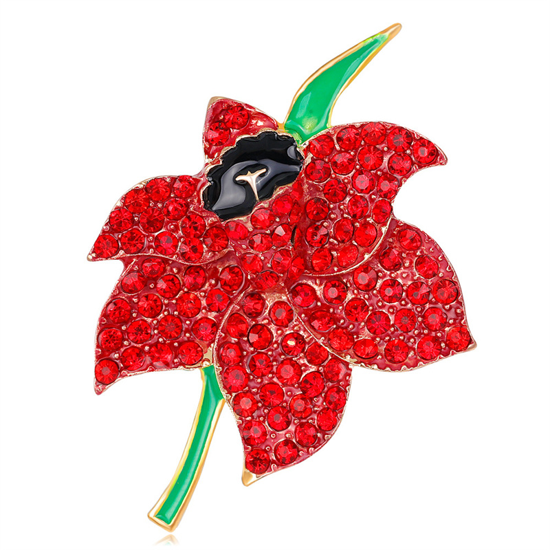 Broche de amapola de aleación  - Women'S Accessories Uk reseña y precio