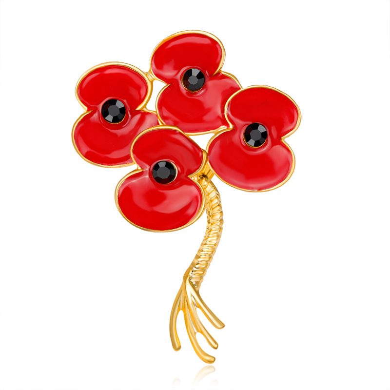 Broche de amapola de aleación  - Women'S Accessories Uk reseña y precio
