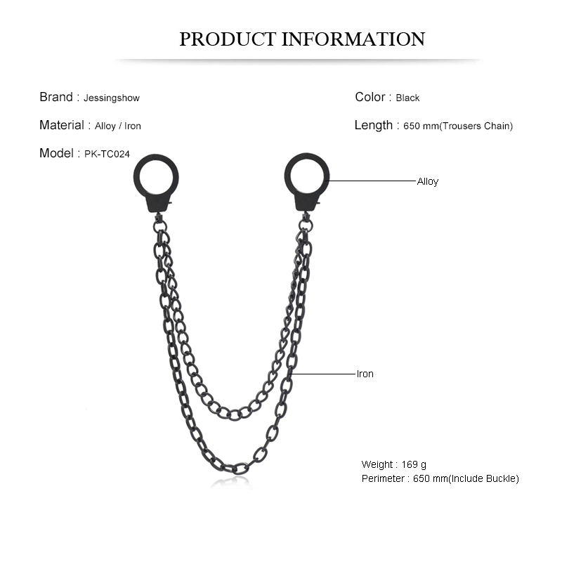 Cadena de estilo Punk para pan - Women Accessories Pk reseña y precio