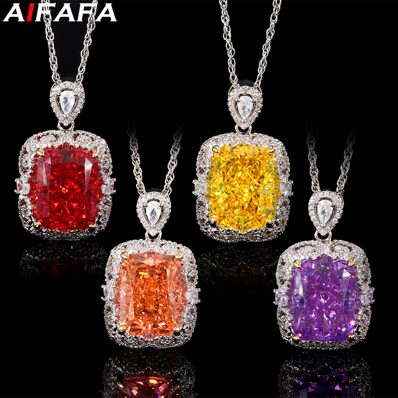 Collar con colgante de corte d - Women'S Yellow Accessories reseña y precio