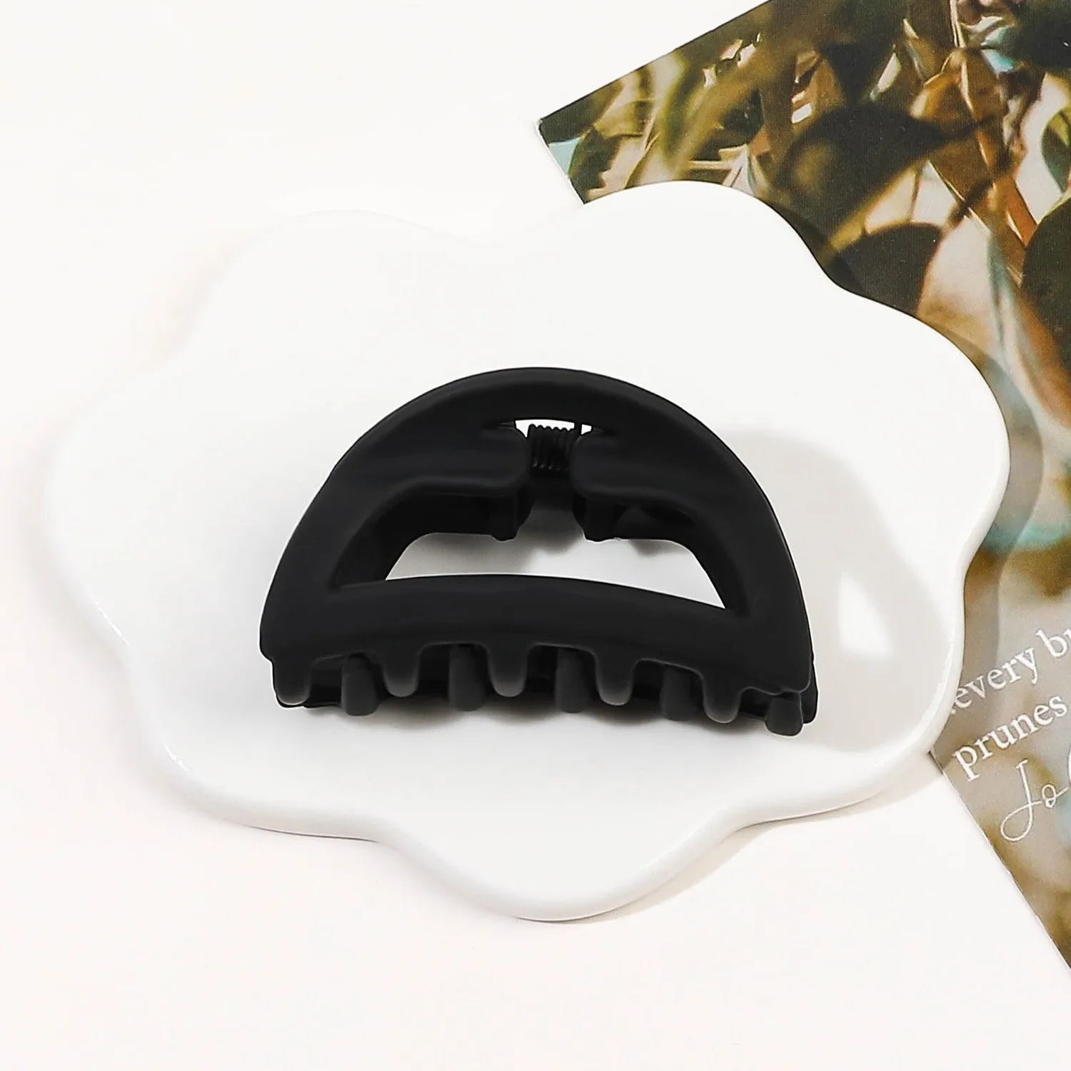 Pinza geométrica esmerilada pe - Women Accessories In Wholesale reseña y precio