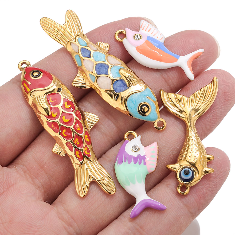 2-3 uds. De dijes de pez esmal - Women Accessories In Wholesale reseña y precio