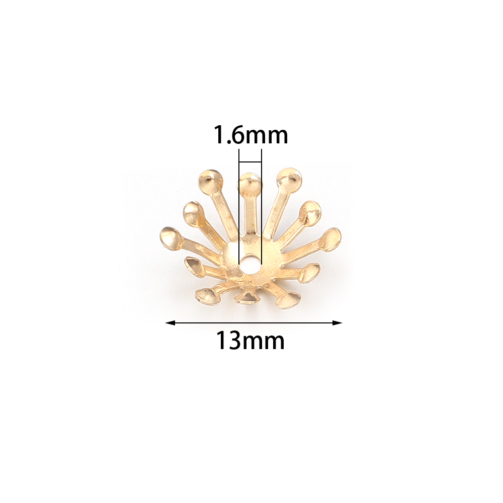 100 Uds. De tapas de flores de - Women Accessories In Wholesale reseña y precio