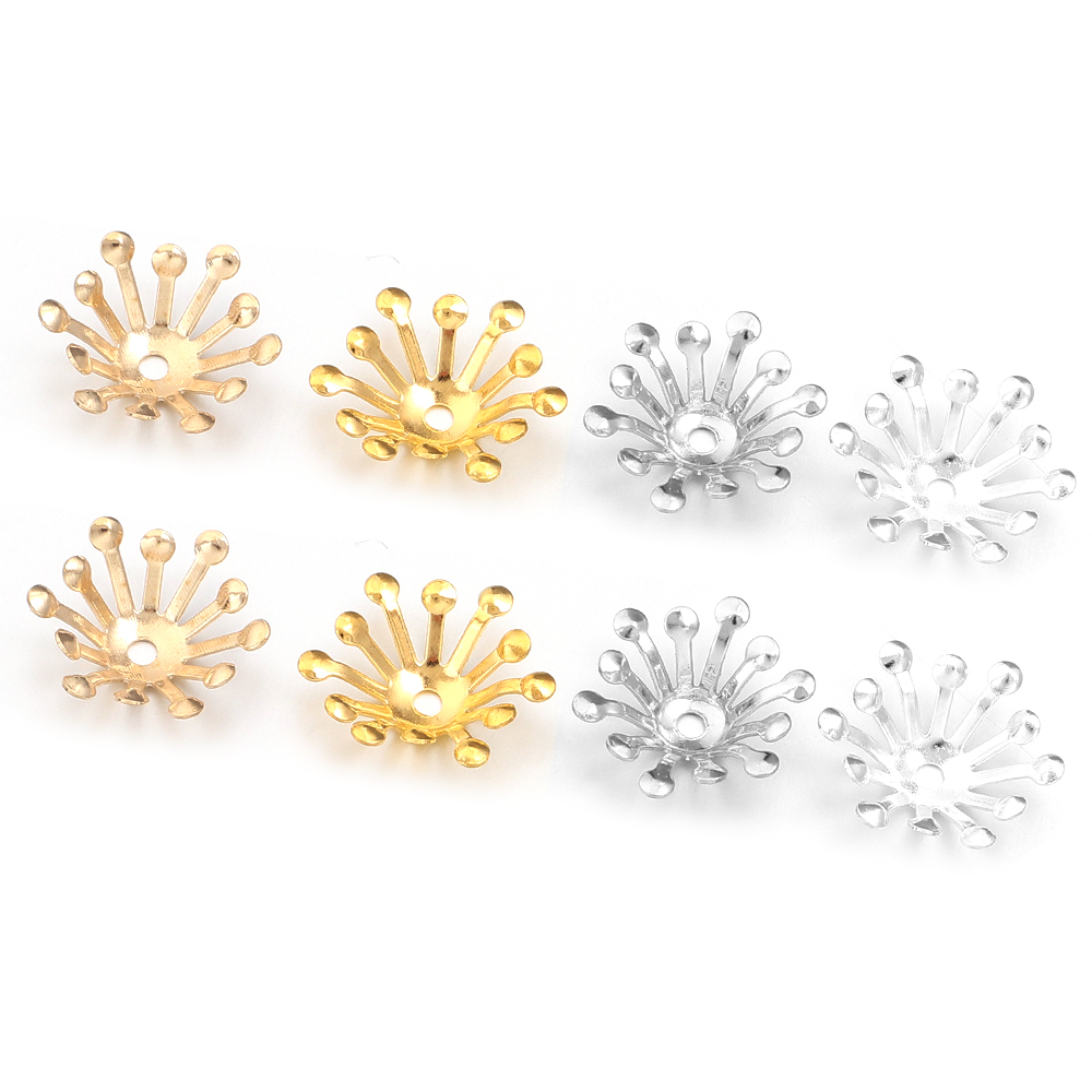 100 Uds. De tapas de flores de - Women Accessories In Wholesale reseña y precio