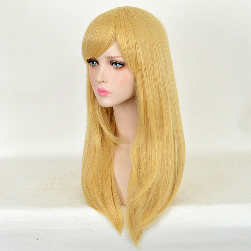 Peluca de cosplay amarilla dor - Women'S Yellow Accessories reseña y precio