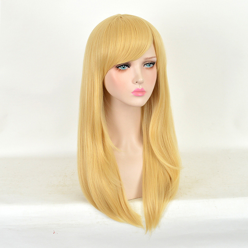 Peluca de cosplay amarilla dor - Women'S Yellow Accessories reseña y precio