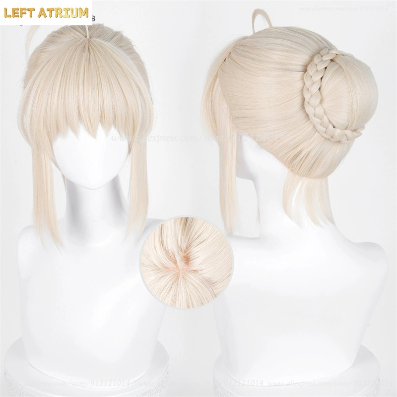 Peluca de Cosplay Saber Altria - Women'S Yellow Accessories reseña y precio