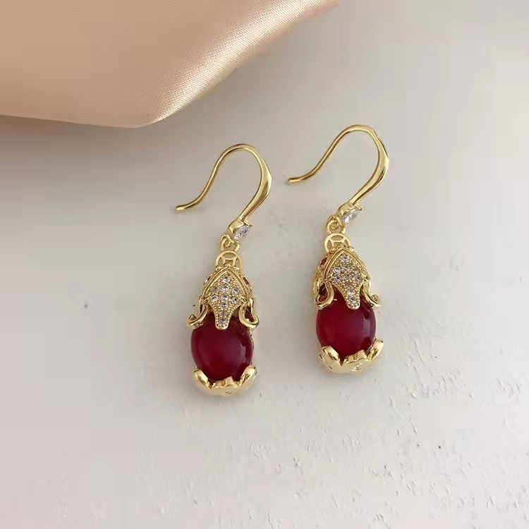 2025 tendencia Pixiu retro roj - Women'S Affordable Accessories reseña y precio