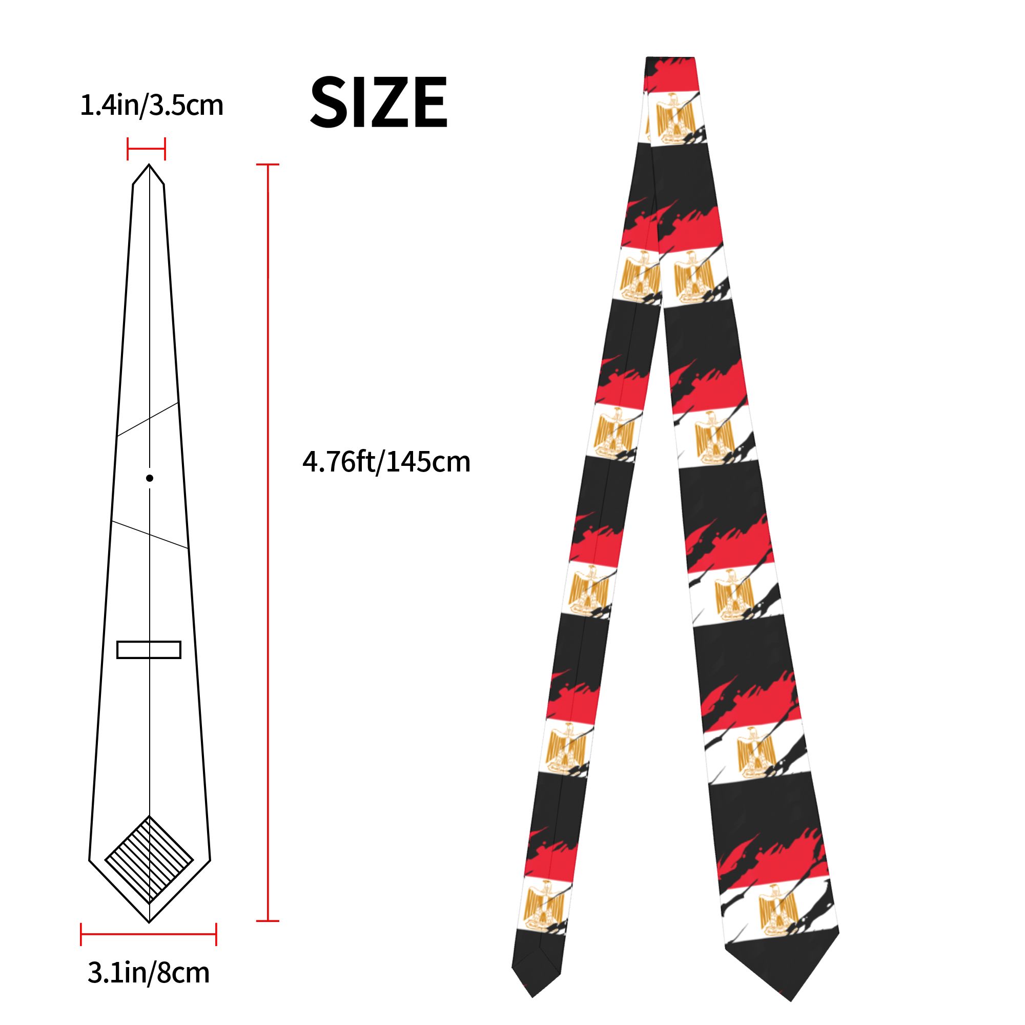 Corbata de seda ancha unisex c - Women Accessories In Egypt reseña y precio