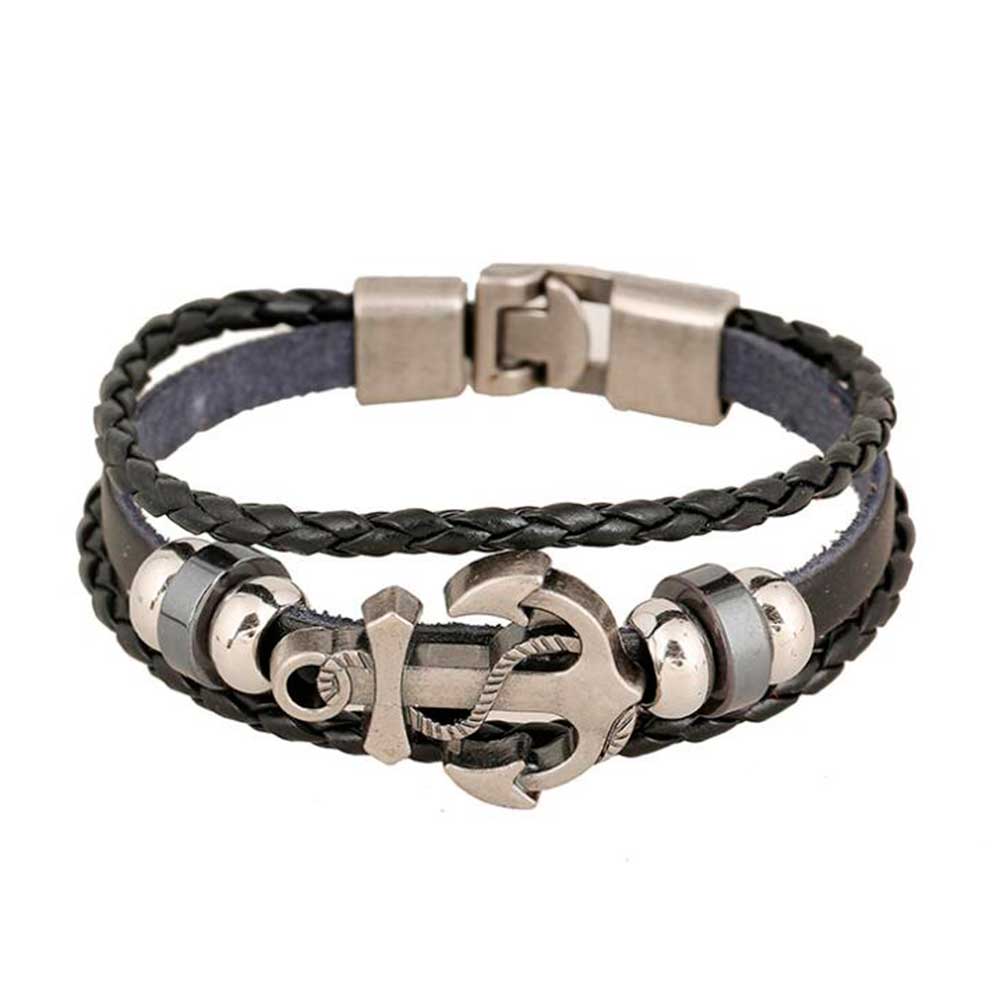 Pulseras de cuerda de cuero Vi - Women Accessories Pk reseña y precio