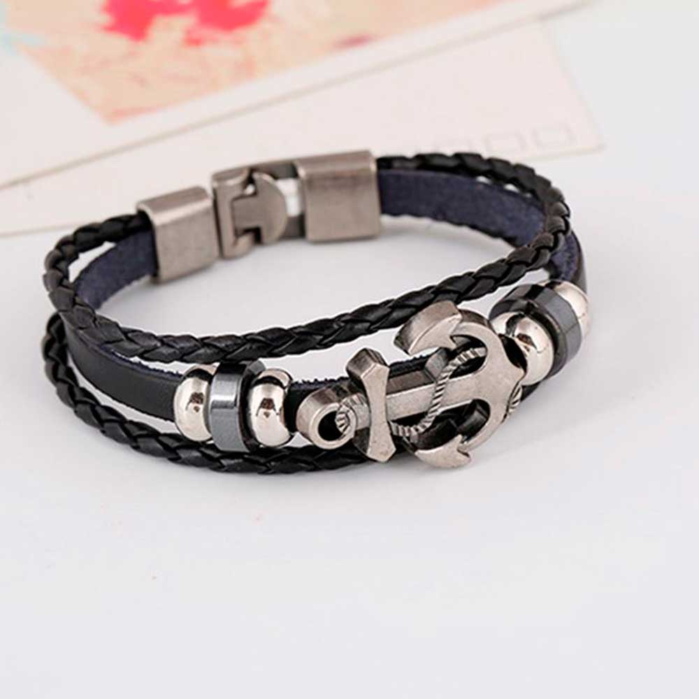 Pulseras de cuerda de cuero Vi - Women Accessories Pk reseña y precio