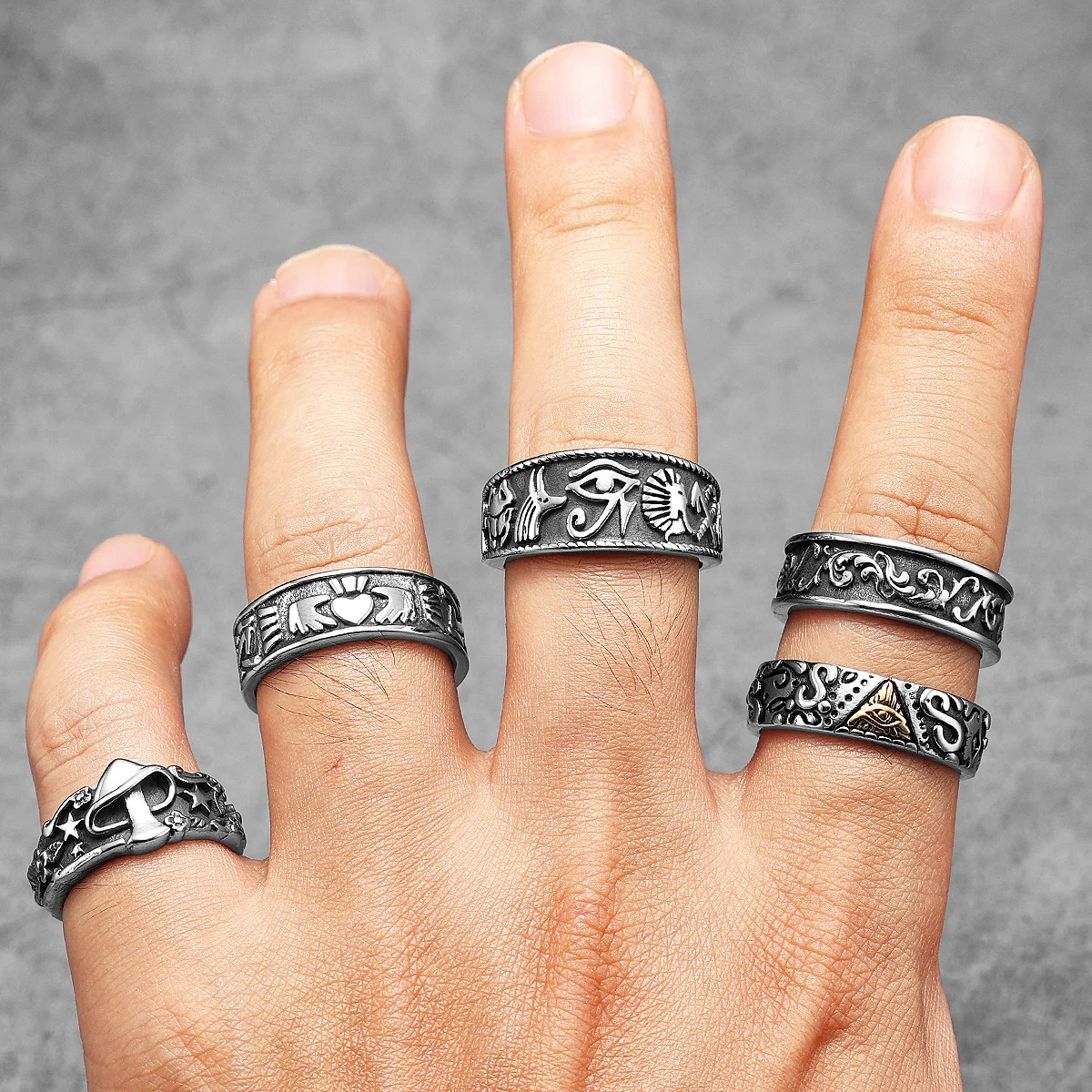 Anillos de tótem del ojo de Ho - Women Accessories In Egypt reseña y precio